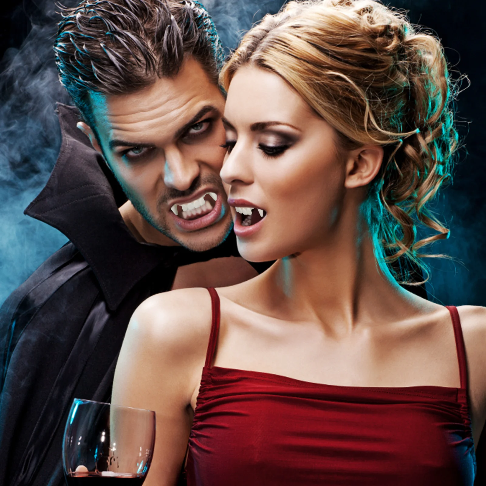 12 шт. зубы вампира ложные зомби для вечеринки карнавальный костюм клыки