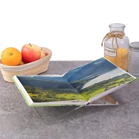 clear book holder for reading x shape transparent book display holder book stands for display favourite books artworks magazines