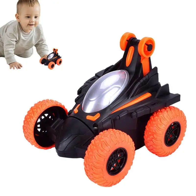 

Четырехколесный внедорожник игрушечный 4WD вращающийся игрушечный автомобиль-трюк с подсветильник кой музыка переворачивающийся автомоби...