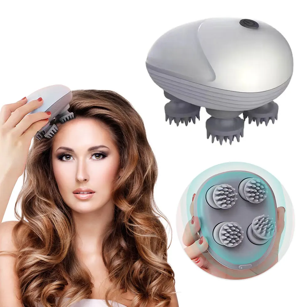 

Wireless Scalp Head Massager Electric Health Care Antistress Relax Body Massage Deep Saude Tissue Prevent Hair Massage Device