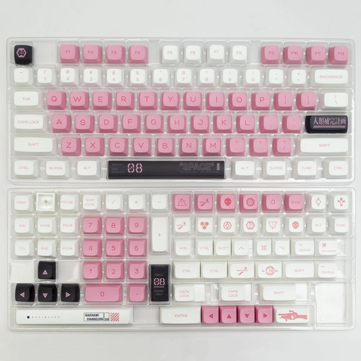 

XDA EVA 08 Keycaps PBT Dye Sub Keycap Mac version For Gaming Mechanical Keyboard Cherry Mx Switch Personalized Key Caps 140 Keys