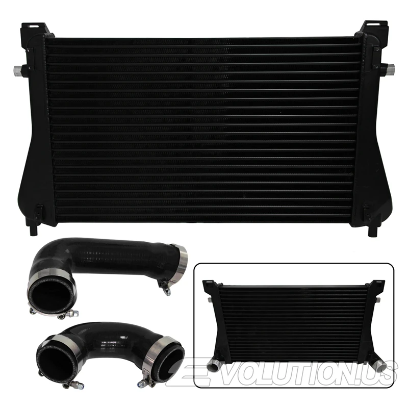 

Light Weight Tube & Fin Intercooler Kit Fits for Audi A3 S3 VW Golf R GTI MK7 Seat Leon 5F Skoda Octavia 5E 1.8T 2.0T