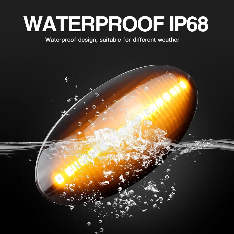 2 шт. для Suzuki Swift Jimmy Vitara SX4 Grand Fiat Sedici APV Arena Vauxhall светодиодный динамический