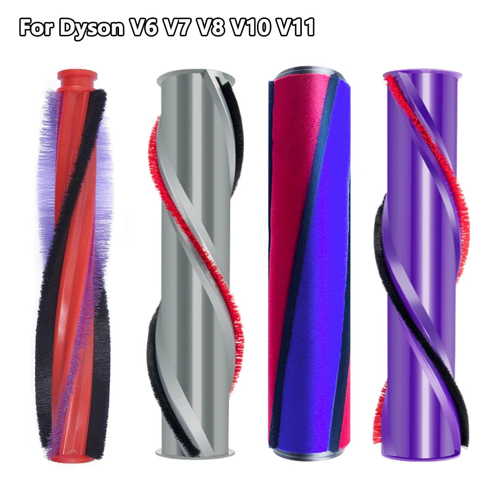 Углеродное волокно роликовая щетка прокатки Замена для пылесос Dyson V6 V7 V8 V10V V11 Brushroll головка Барные инструменты аксессуары
