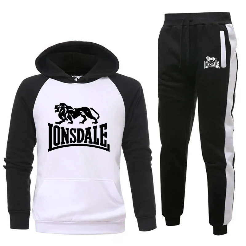 Новинка 2022 мужской спортивный костюм LONSDALE на весну и осень повседневный Мужская