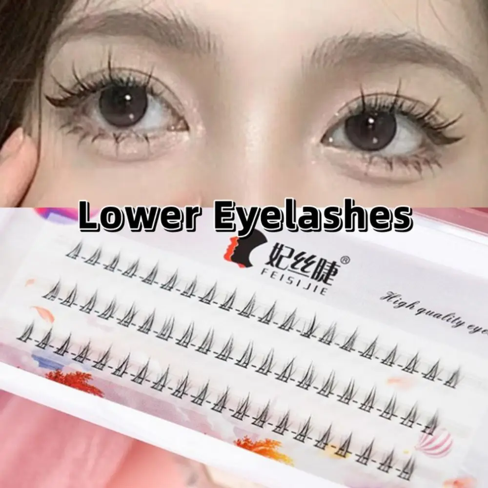 

Single Cluster Lower Eyelash Small Flames Segmented Eyelash Elongation Eye Lashes Natural Simulation Black Bottom Lashes Women