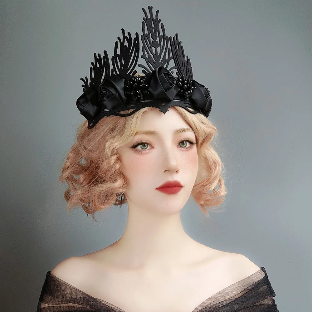 Корона дьявола смерти призрак фестиваль ведьма принцесса королева Черная