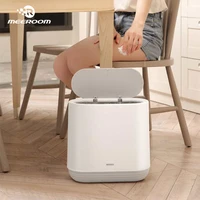 ecoco large capacity 10l trash cans for the kitchen bathroom wc garbage rubbish bin dustbin bucket crack press type waste bin