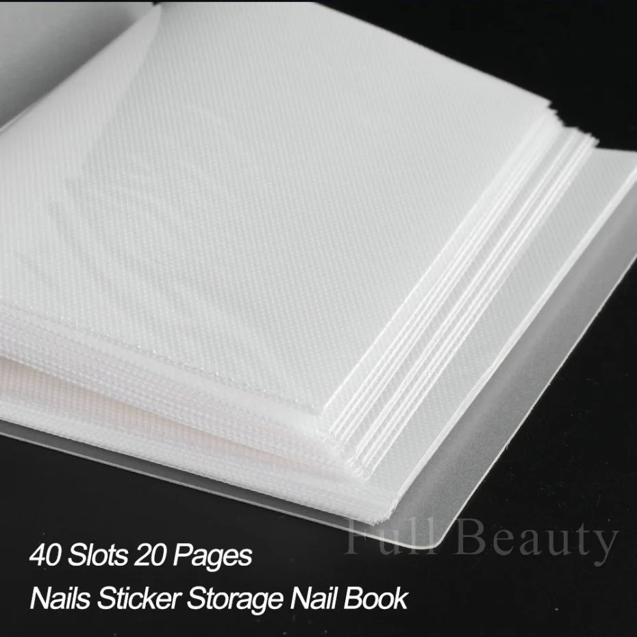 Альбом-наклейка для дизайна ногтей FB1991 40 слотов