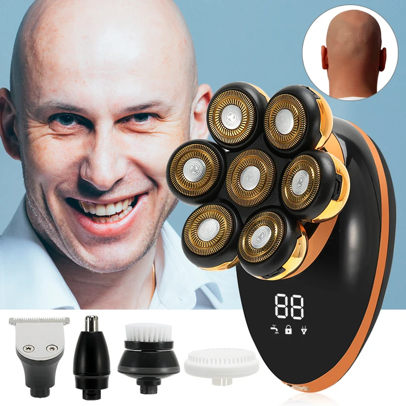 New Shaver For Men 7D Independently 7 Cutter Floating Head R
