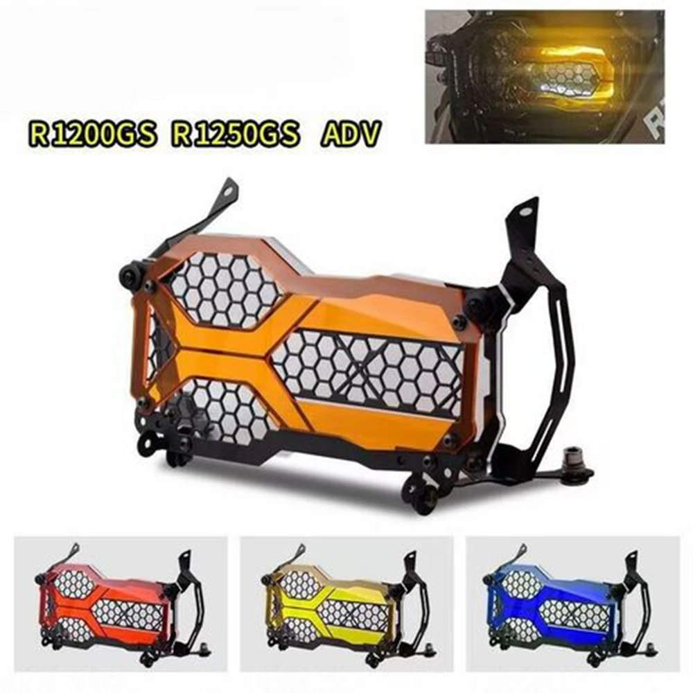 

For BMW R1200GS R1250GS R 1250 GS R 1200 GS ADV LC Adventure NEW Headlight Guard Protector Grille Grill Cover Black lampshade