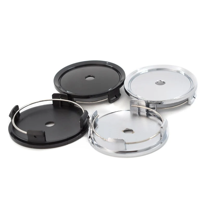 

4pcs/lot Blank No Logo 75mm Wheel Cap For Mercedes-Benz Wheel Center Caps Hub Cover Fit 65mm Emblem Sticker Black Silver