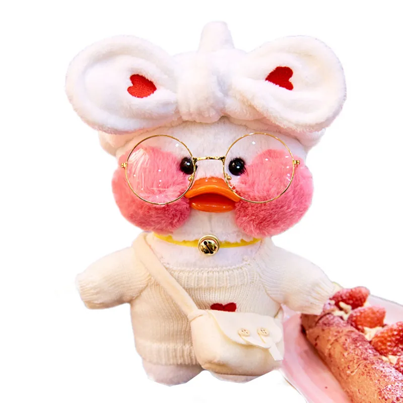 

30 см Kawaii Lalafanfan cafa mimi мягкая короткая бархатная утка гиалуронтус маленькая кукла Eend кукла Kussen плюшевая подушка детские игрушки