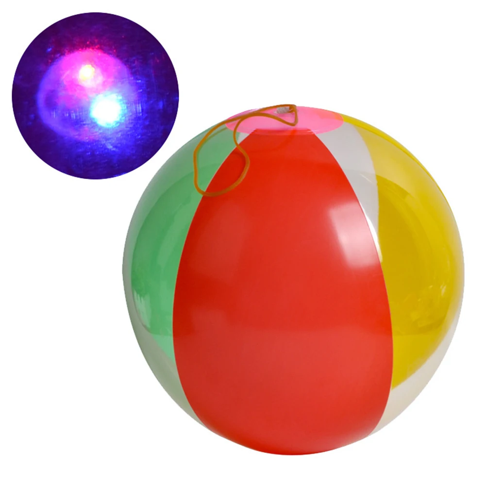 

Inflatable Beach Ball PVC Water Ball Rainbow-Color Balls Environmentally PVC Summer Outdoor Beach Swimming Toys