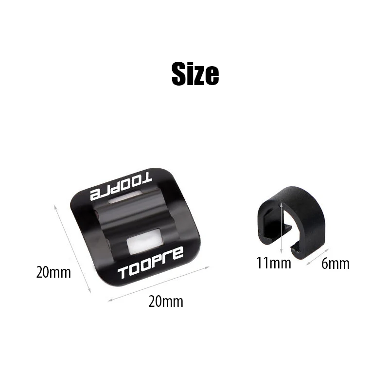 Велосипедный держатель для кабеля направляющий зажим клейкий алюминиевый сплав