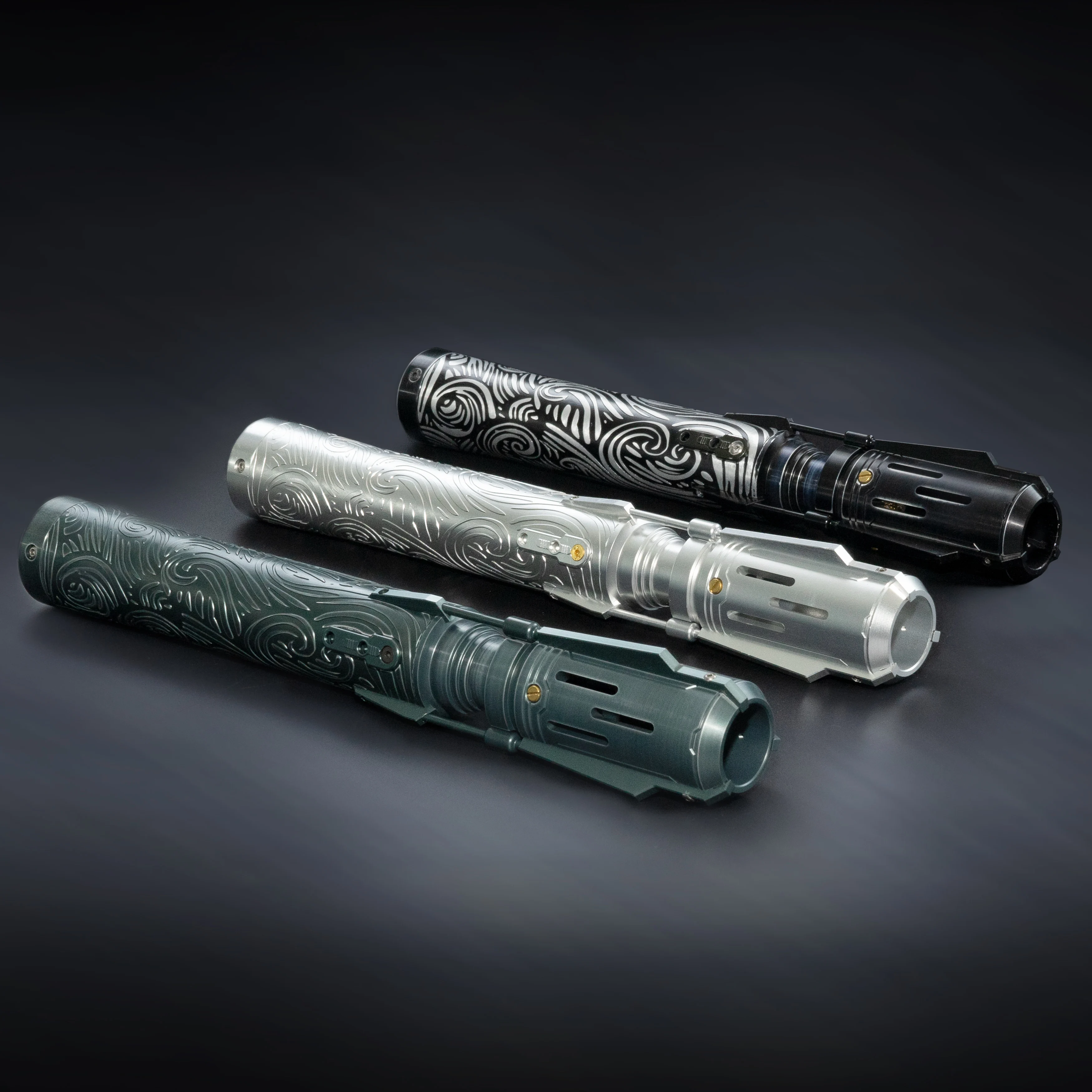 

Satele Shan saber carved pattern lightsaber, Proffie v2.2 Board 40 kinds of sound role-playing props Lightsaber toys