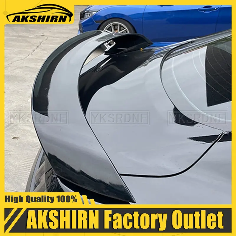 

For Ford Mustang 2015-2020 high quality ABS Plastic Unpainted Color Rear Spoiler Wing Trunk Lid Cover Car Styling