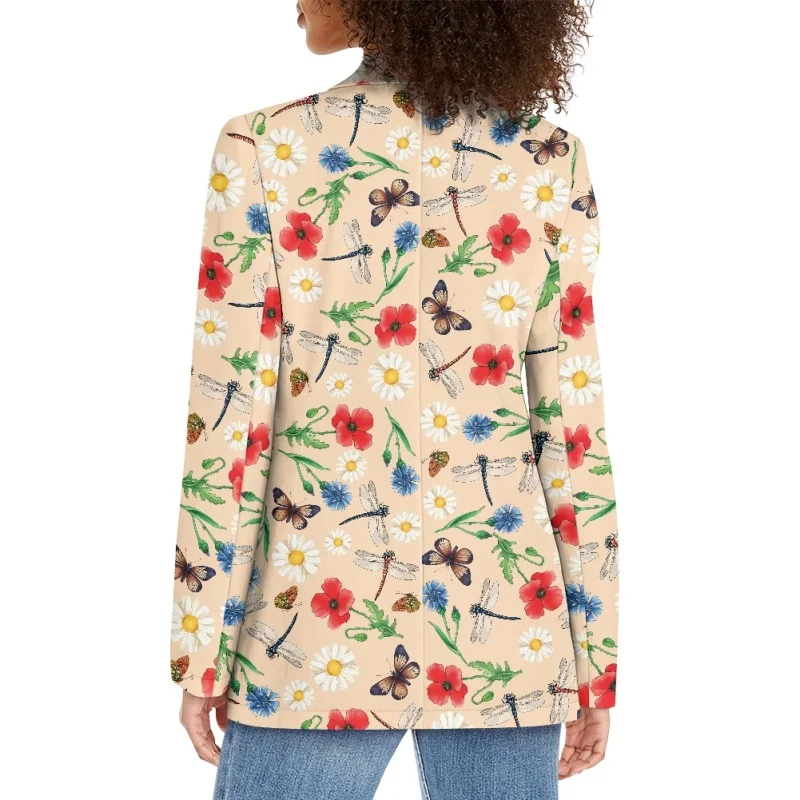 Noisydesigns/женская одежда с объемными бабочками и цветочным принтом Элегантные