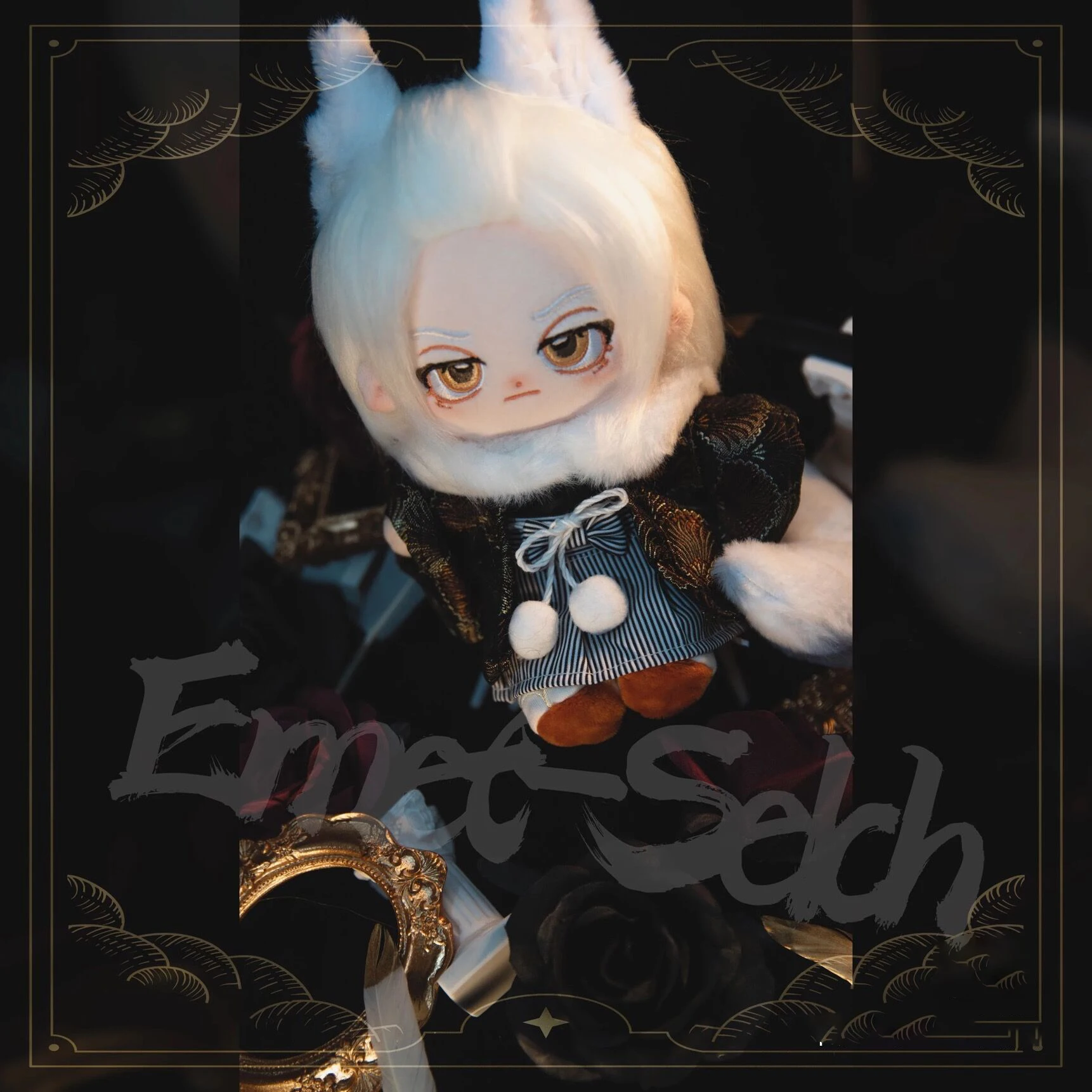 

Фэнтези финальная фэнтезийная игрушка Ф14, плюшевая кукла, тело 20 см, хлопковая кукла для косплея, наряд, мультяшный подарок на день рождения