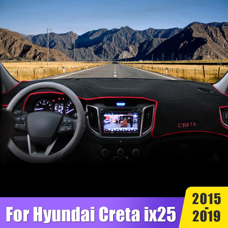 

Чехол для приборной панели автомобиля Hyundai Creta ix25 2015 2016 2017 2018 2019