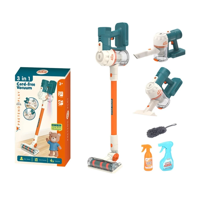 Interactive House Cleaning Toy Play Vacuum Cleaner Preschool Easter Gift .Dropship |
