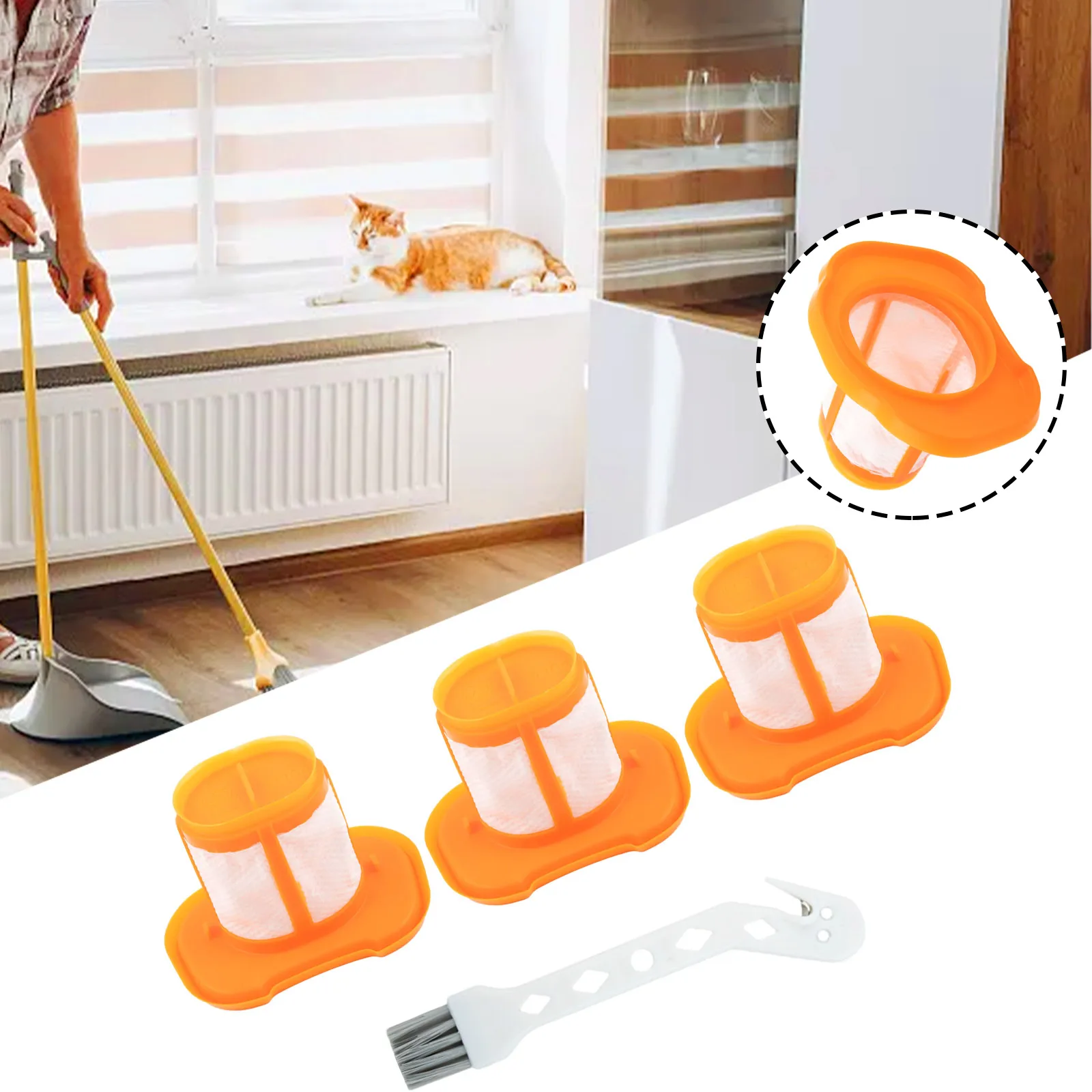 Для фильтров Black Decker BHHV320B BHHV520BF BHHV520BFP легко устанавливается с чистящей щеткой