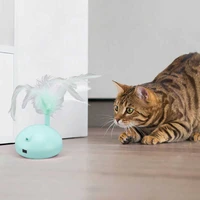 durable exercise cat toys electric cat toy ball infrared induction rechargeable 360 degree irregular route interactive cat toy
