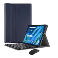 mouse keyboard case for lenovo tab m10 plus 10 3 inch tb x606 magnetic cover with bluetooth wireless keyboard and mouse