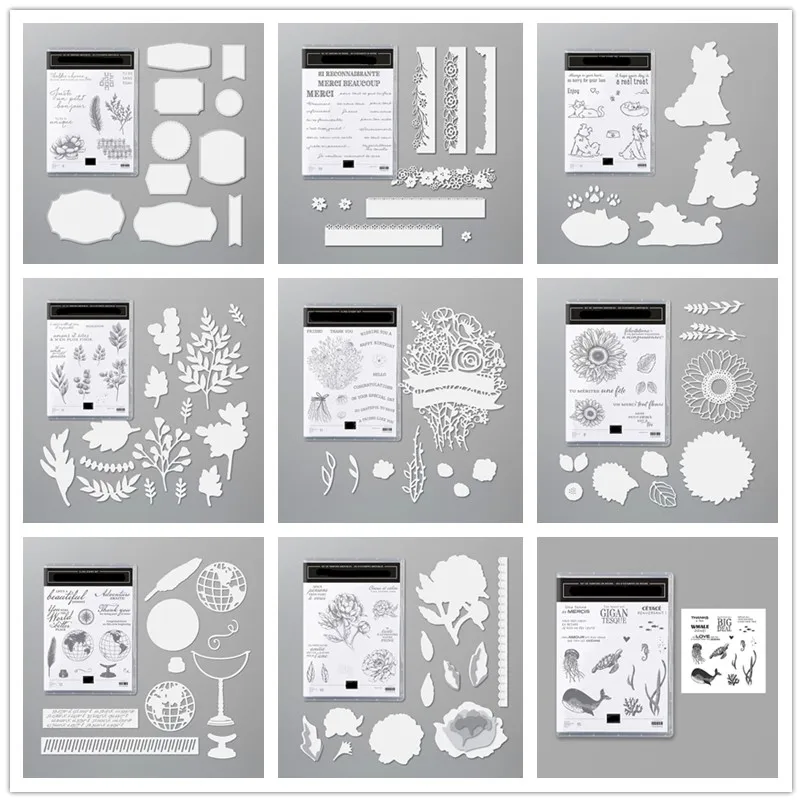 

Animal Metal Cutting Dies and Words Stamps Stencils For DIY Scrapbooking Photo Album Decor Die Cut Embossing Paper 2022