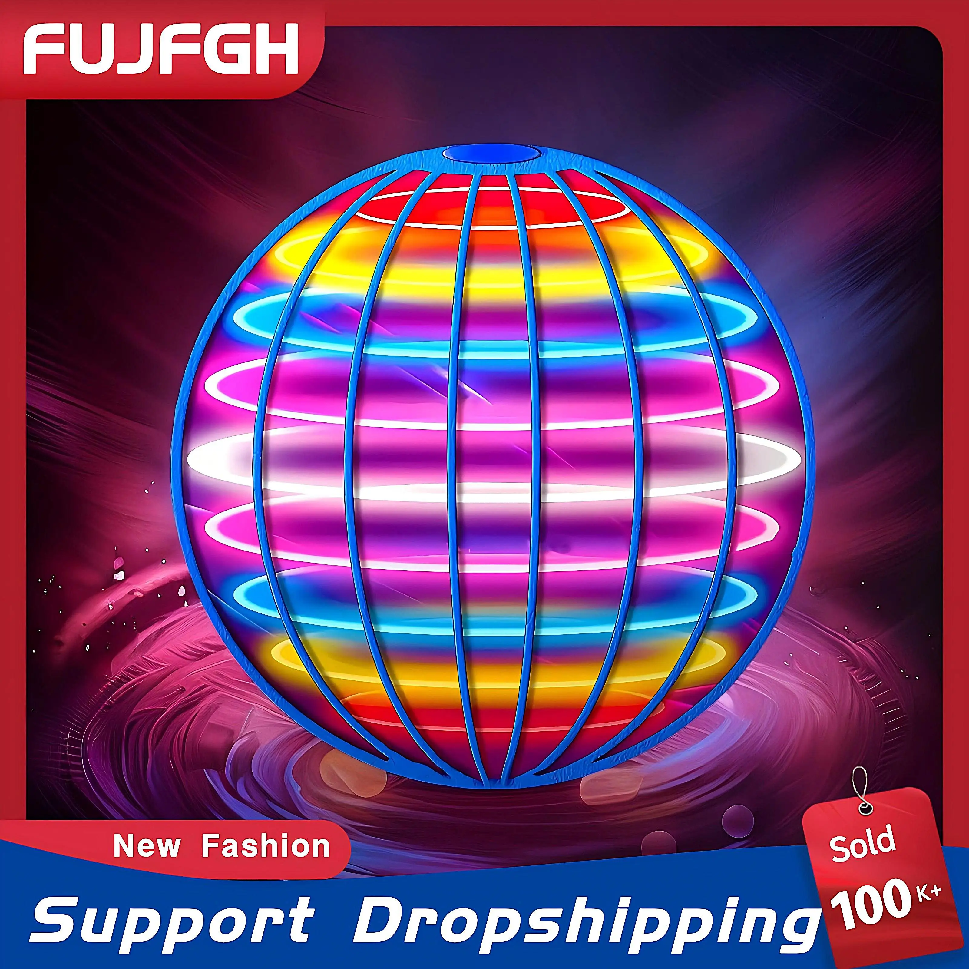 Летающий мяч Бумеранг Спиннер Игрушки Ручное управление Дрон 360° ° Вращающийся