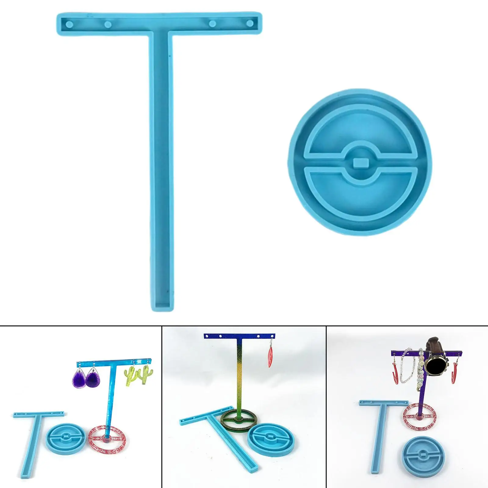 Стеллаж для выставки товаров ювелирных изделий вешалка ожерелья браслет