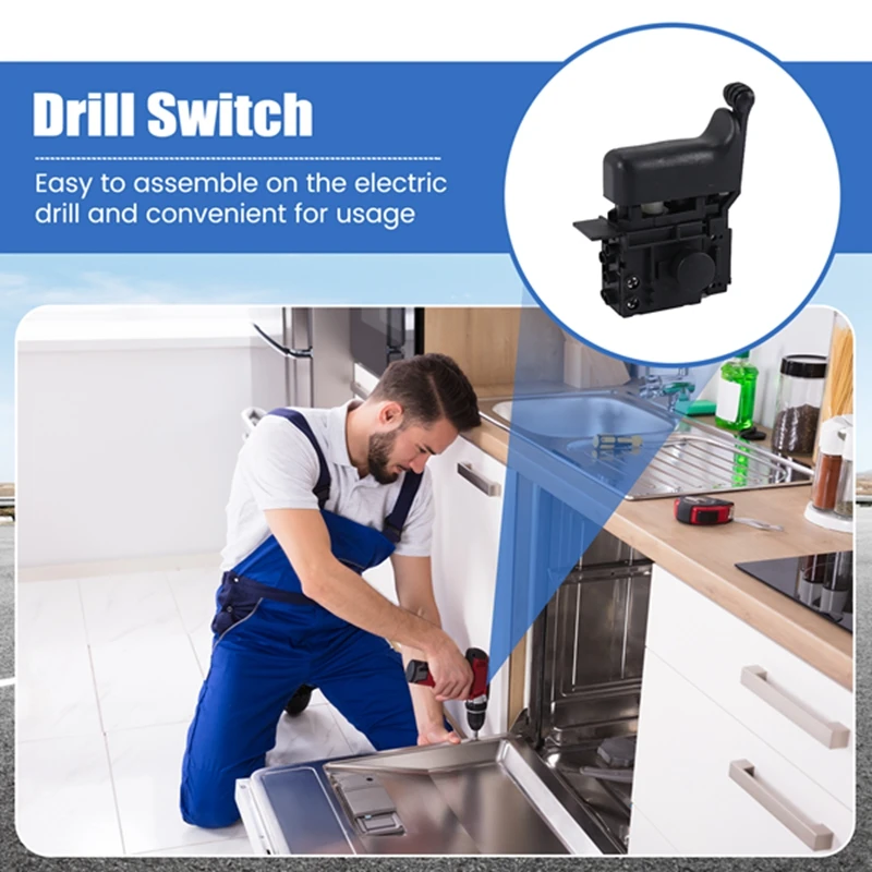 Замена переключателя для инструмента MAKITA HR2450 HR2020 HR2432 HR2440 HR2450T HR2450A HR2641 HR2475 HR2455 HR2450F