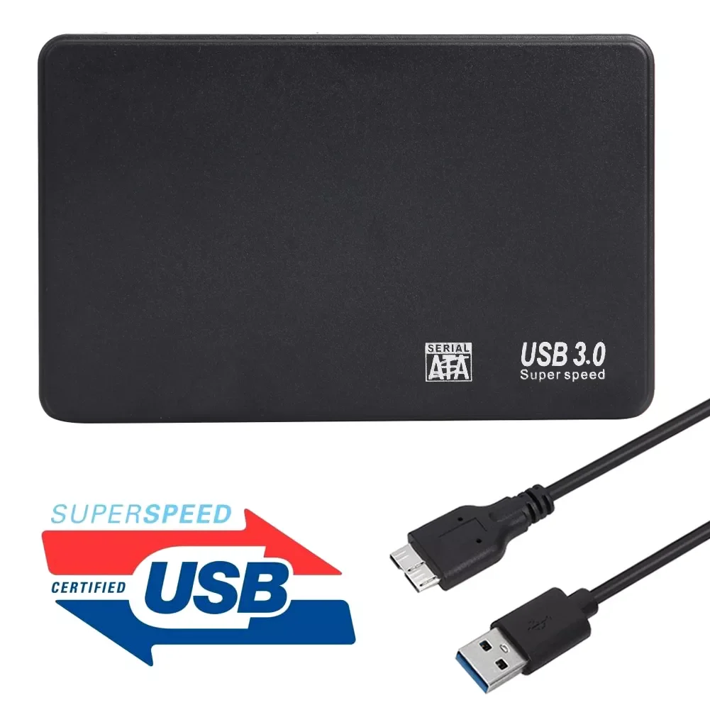 

inch HDD SSD Box 5 Gbps Sata to USB 3.0 2.0 Adapter Support 2TB External Hard Drive Enclosure HDD Disk Case For WIndows Mac