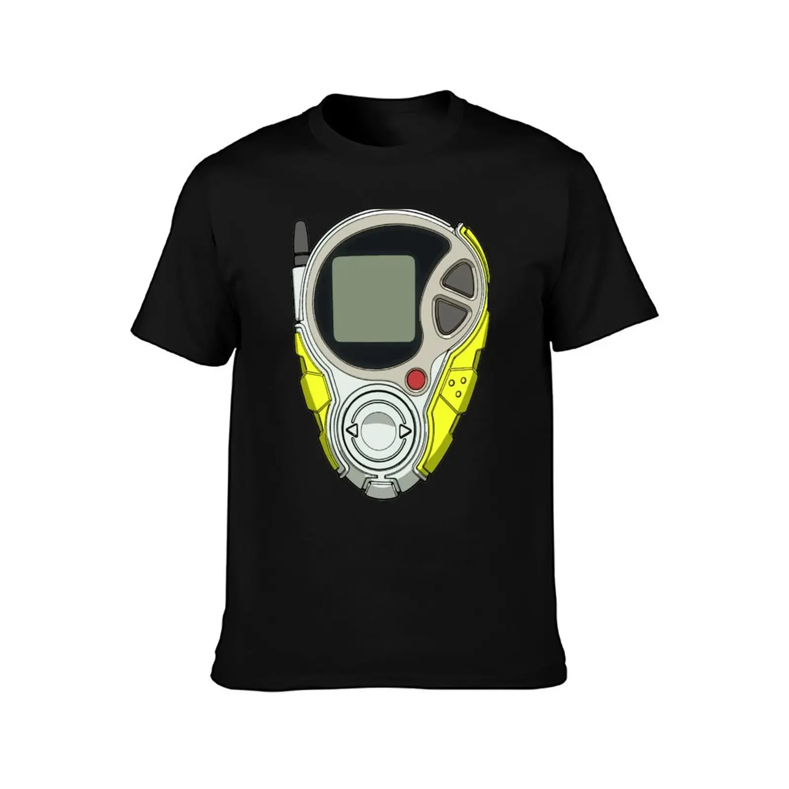 Футболка Cody's D-3 Digivice Мужская черная футболка с графическим принтом