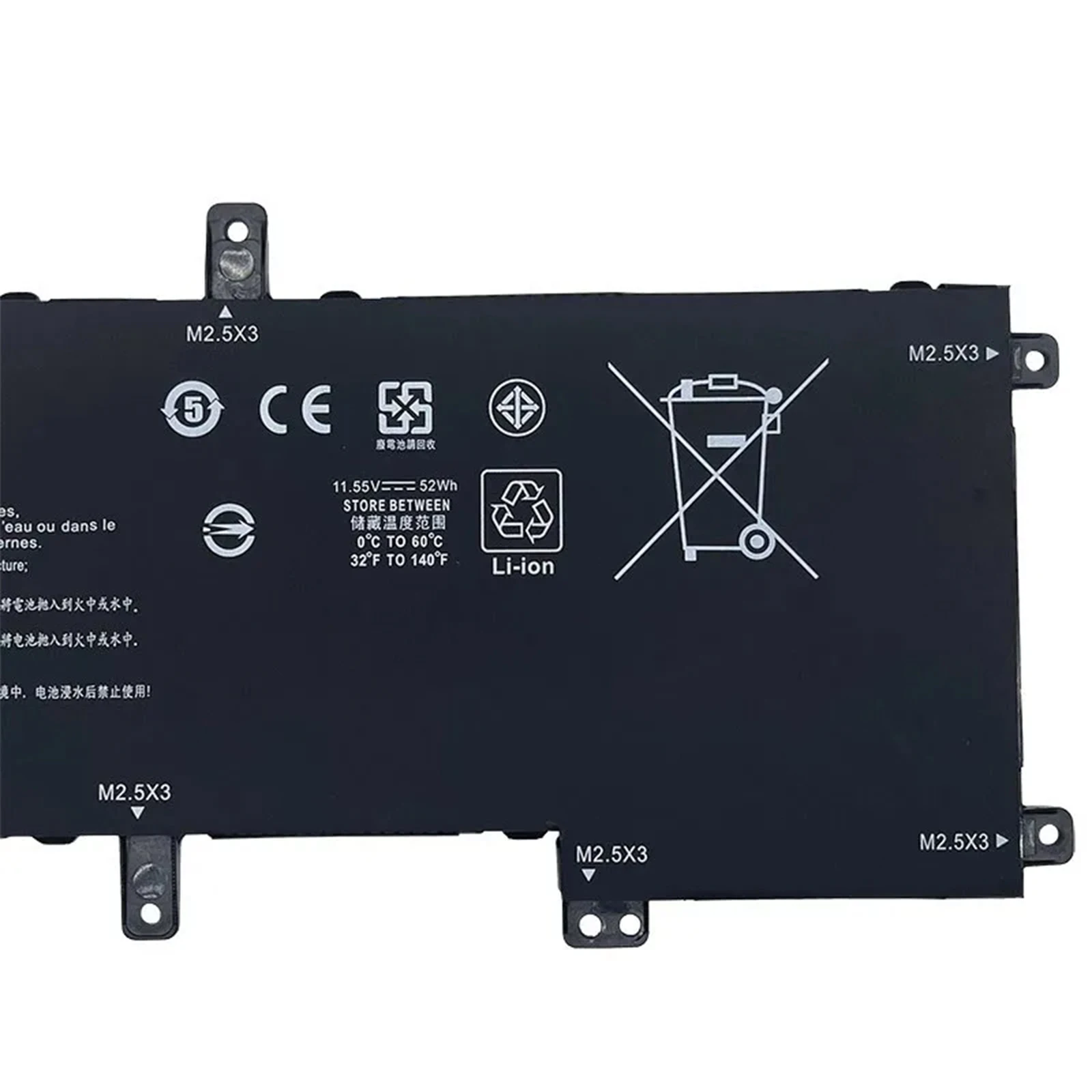 Аккумулятор YOOFAN VS03XL для ноутбука HP Envy 15-AS000NIA AS020TU AS165NZ AS111TU AS104NA 849047-541 849313-850