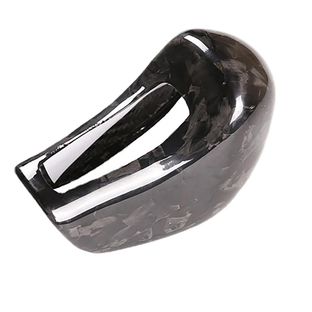 

Real Carbon Fiber Gear Shift Head Cover Gear Shift Knob Cap for Maserati Ghibli/Quattroporte/Levante 13-18 B