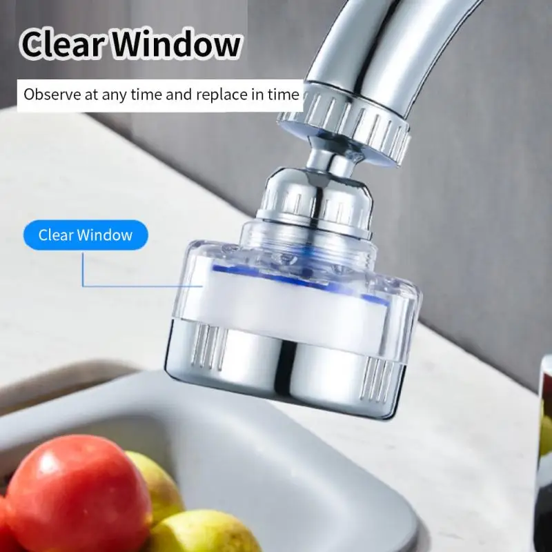 

Water Saving Kitchen Faucet Aerator Nozzle Splashproof Water Tap Filter Bubbler Faucet Adapter Swivel Head Bathroom Accessories