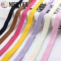 meetee 510m 15mm nylon elastic band rubber tape webbings diy underwear pants stretch belt spandex bands sewing accessories
