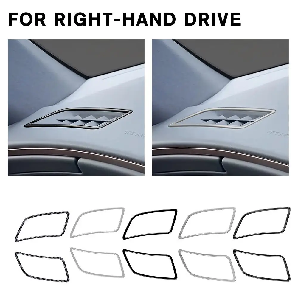 

Japanese For Toyota ALPHARD/VELLFIRE 40 Series 2023 Stainless Steel Instrument Panel Left And Right Air Outlet Frame Right O4A2