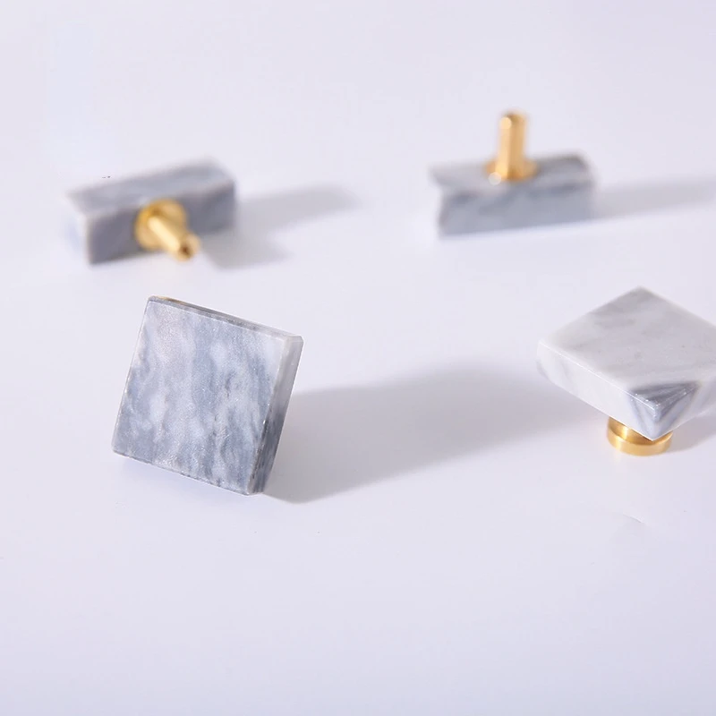

Nordic Natural Marble Cabinet Knobs and Handles Drawer Knobs Kitchen Knobs Gold Knobs for Furniture Cupboard Handles Pulls