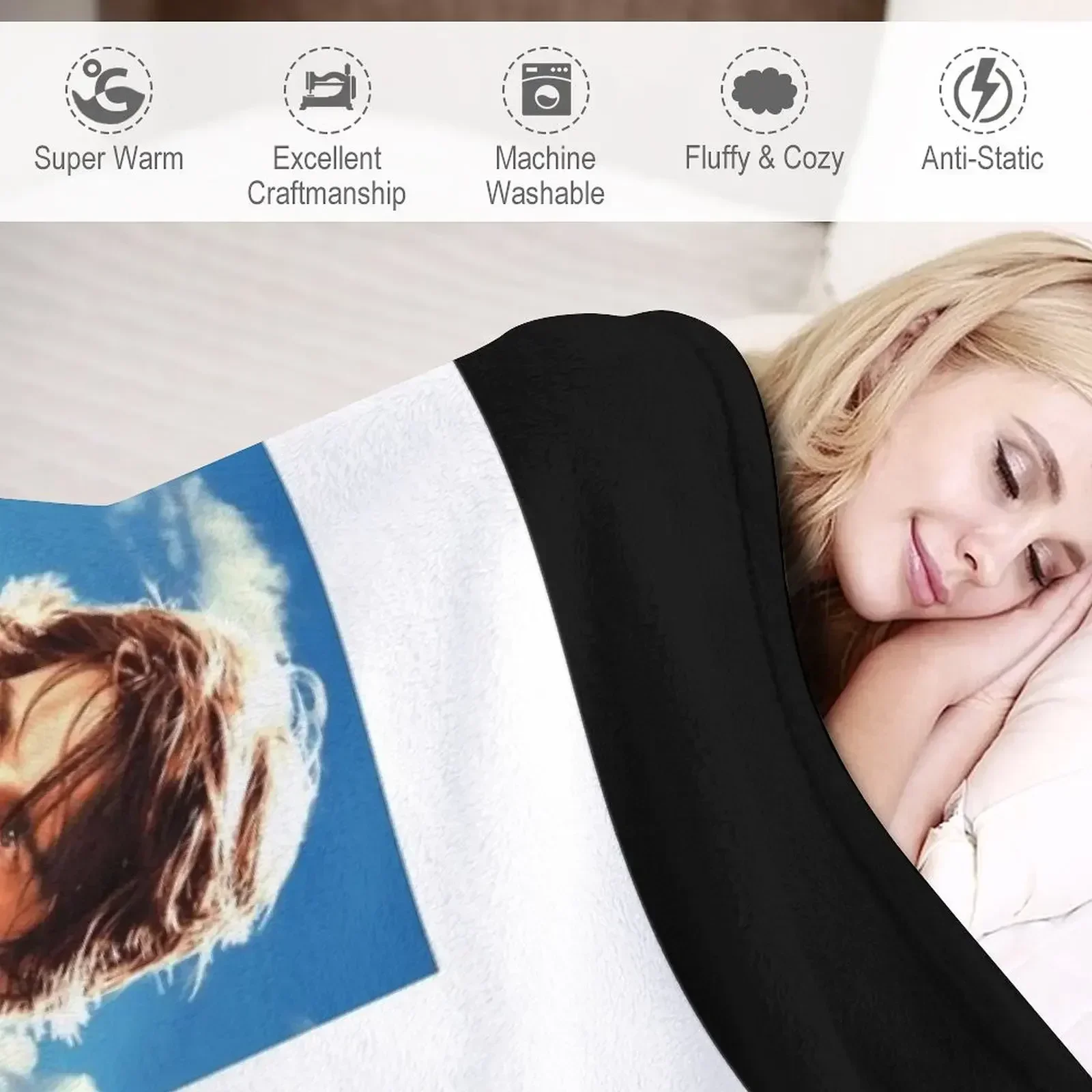 Одеяло с плакатом Ванильное небо персонализированный подарок декоративные