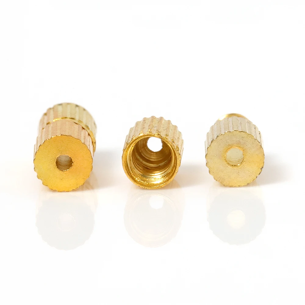 50pcs Cylinder Fasteners Buckles Closed Beading End Clasp Screw Clasps Hook For DIY Bracelet Necklace Connectors Jewelry Making