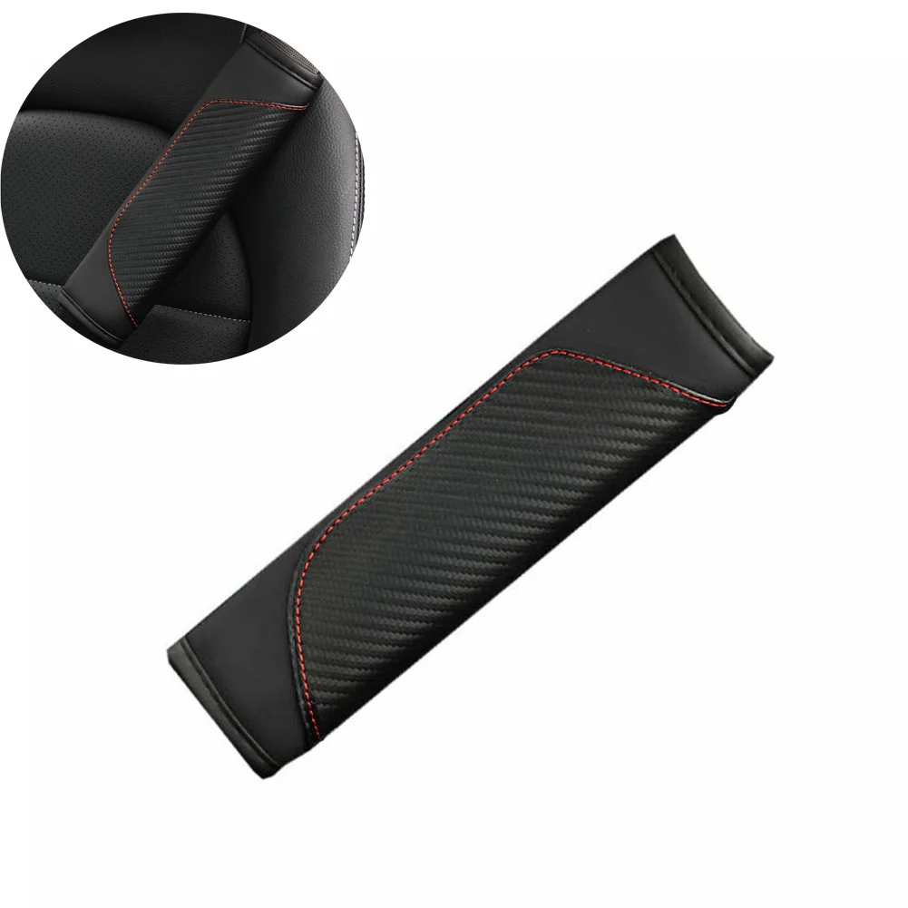 

Car Accessories Seat Belt Pu Leather Safety Belt Shoulder Cover Breathable Protection Seat Belt Padding Pad Auto Interior Access