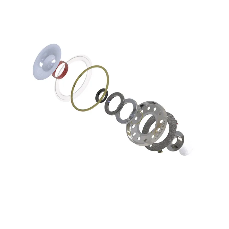 2 шт. 52 мм подвесной свинцовый дизайн ПУ + алюминиевый магниевый сплав диафрагма