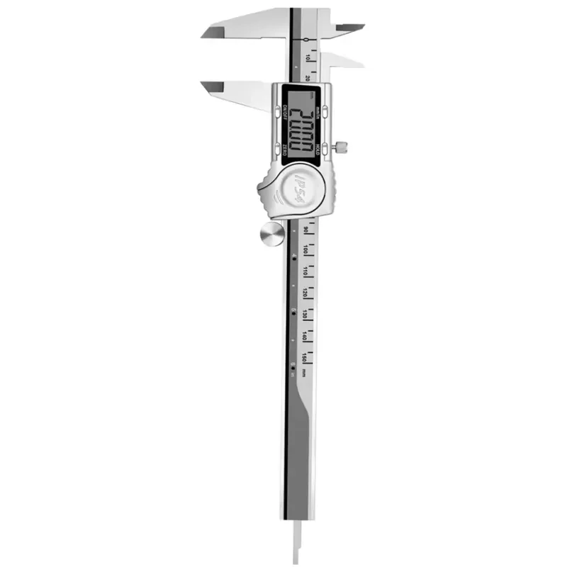 Фото Цифровой штангенциркуль LARIX 300 мм, IP54, водонепроницаемый, из нержавеющей стали, металлический корпус, гарантия 2 года №2