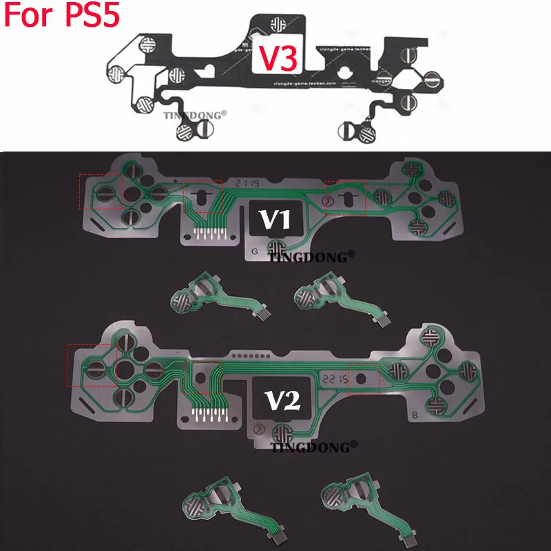 

10 шт., гибкий ленточный кабель для контроллера PS5 для Playstation 5 V1.0 2,0 3,0