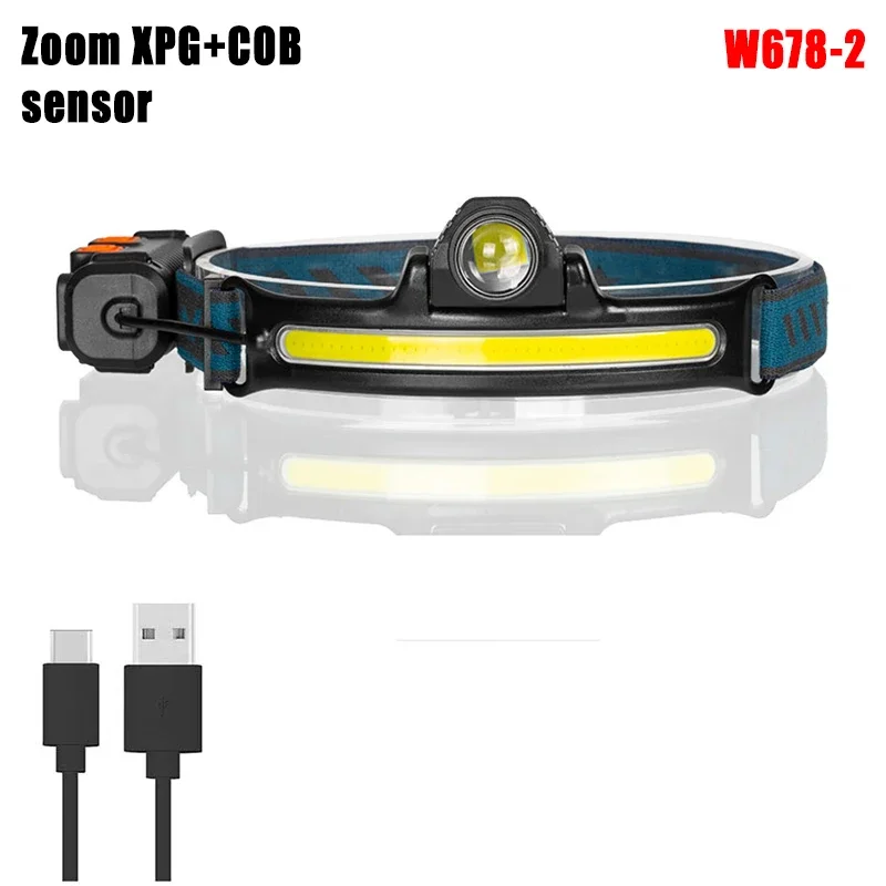 

KDULIT Налобный фонарь COB 5000 мАч