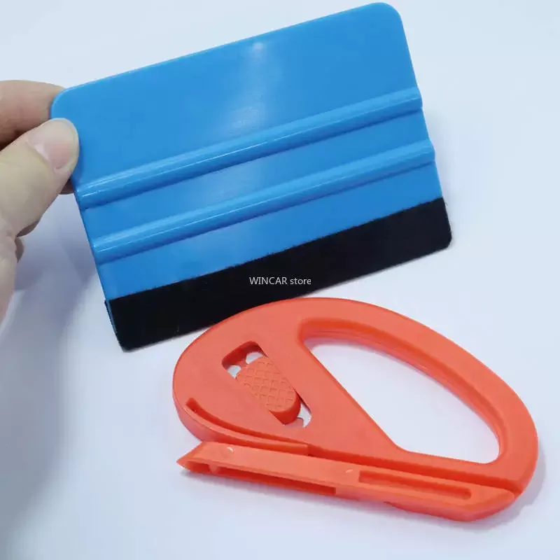 

new Car Vinyl Wrap Tool Set Film Cutter Squeezing Scraper Carbon Fiber Film Wrapping Cutter Aid Tool Window Tinting