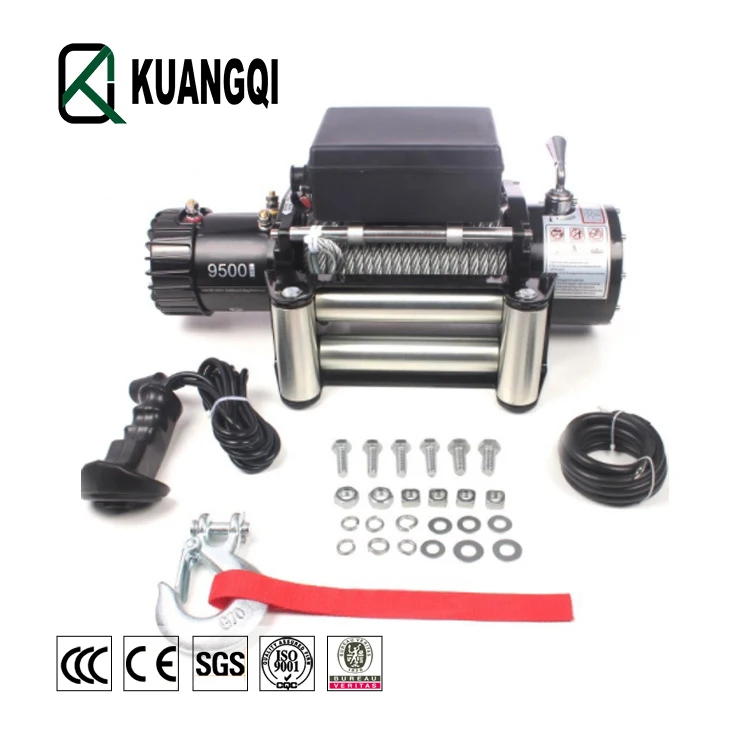 winch 4x4 12000lb electric off road vehicle car jeep reovery winch remote control IP68
