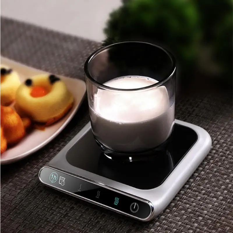 

Constant Temperature Coasters 55° Coffee Pad USB Charge Heating Desktop Mat Winter Insulation Milk Tea Pad Home Kitchen Supplies